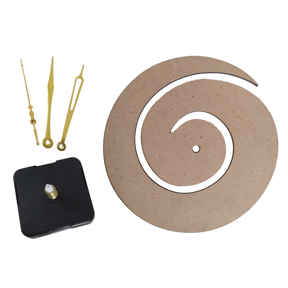 Image Transfer on Spiral Clock DIY Kit by Penkraft
